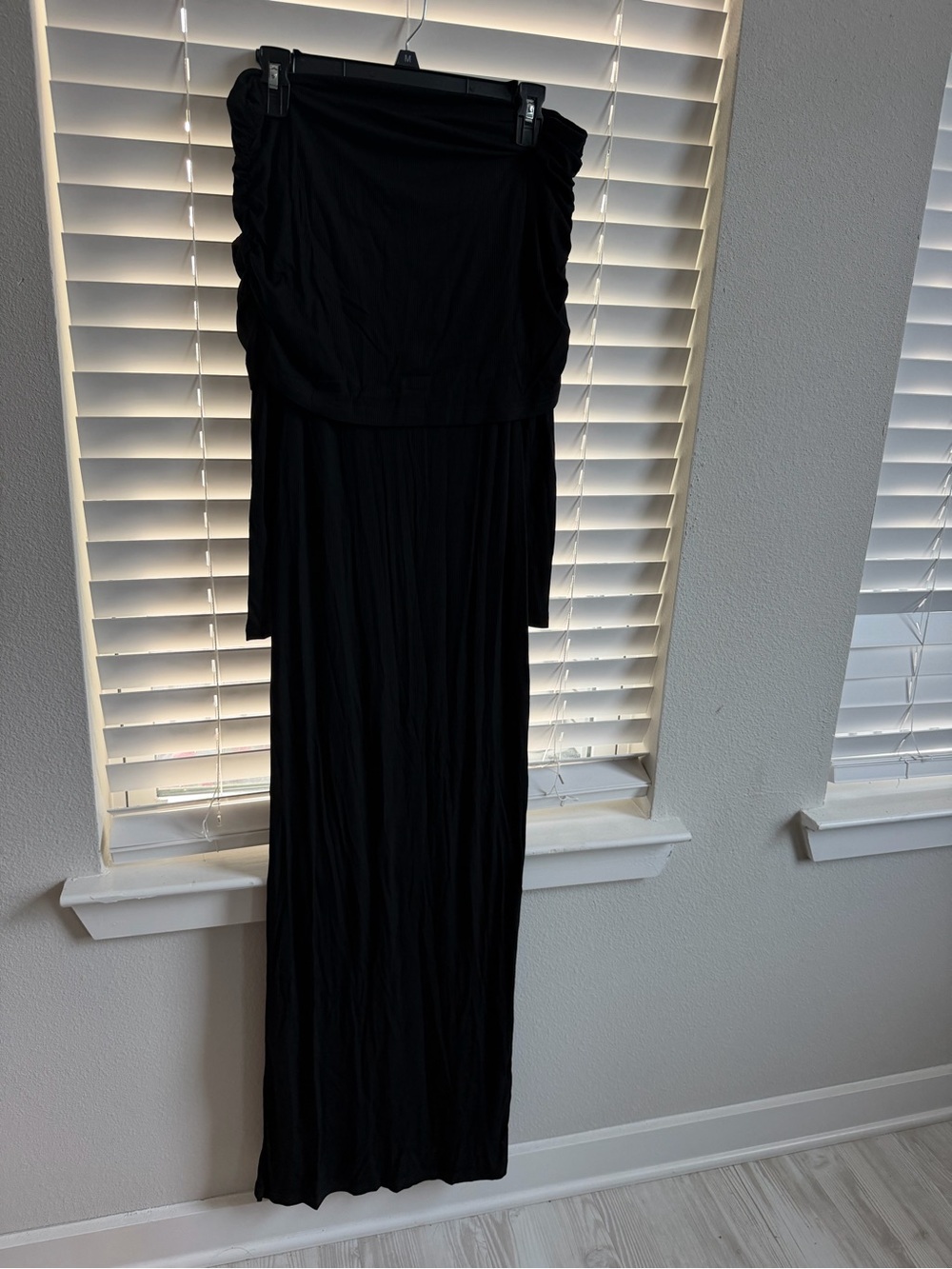 Finesse Classic Black Strapless Maxi Dress